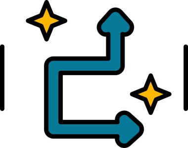 Oklar. Web simgesi basit illüstrasyon