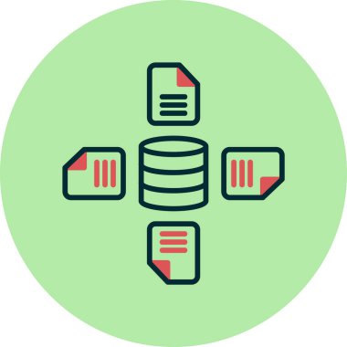 Toplam simge, vektör illüstrasyonu basit tasarım