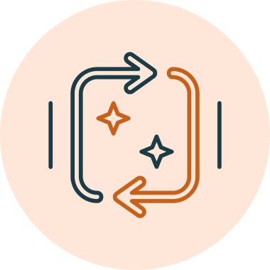 Oklar. Web simgesi basit illüstrasyon