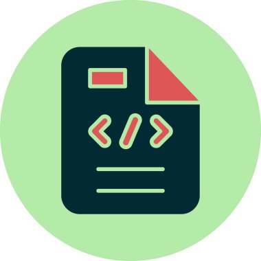 Basit Metadata simgesi vektör çizimi