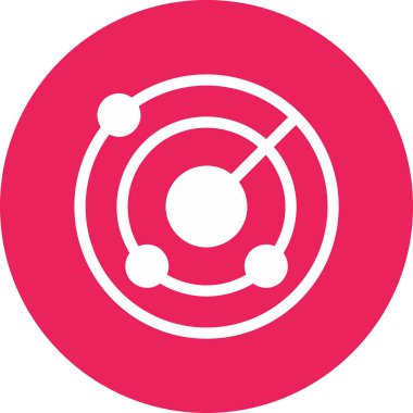 radar web simgesi vektör illüstrasyonu