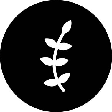 Düz simge, vektör, illüstrasyon bırakır