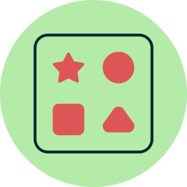 oyun web simgesi, basit illüstrasyon, Çeşitlilik simgesi