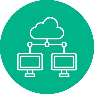 veri bulut hesaplama. Web simgesi