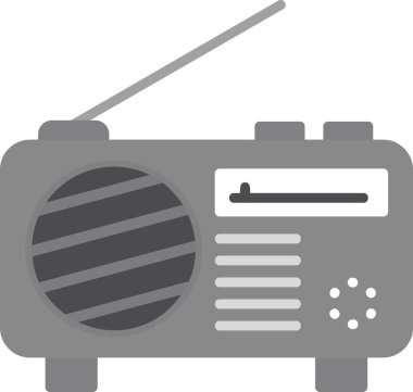 radyo simgesi vektör illüstrasyonu 