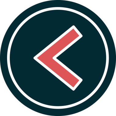 Sembol simgesinden küçük, vektör illüstrasyonu basit tasarım