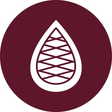 Kıymetli Stone. Web simgesi basit illüstrasyon