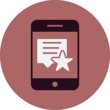 Geri besleme modern simgesinin vektör illüstrasyonu