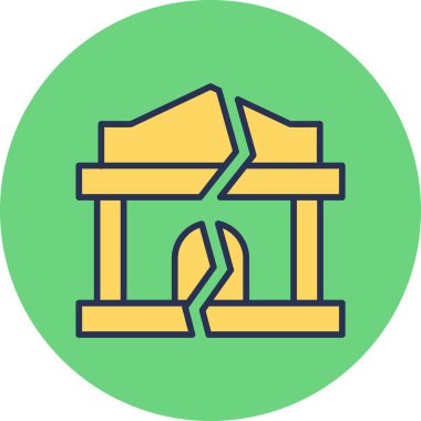 İflas sembolünün web amaçları için tasarlanmış vektör grafiği.