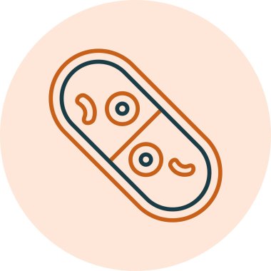 - Silindirik. Web simgesi basit illüstrasyon