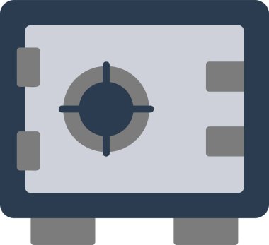 güvenli simge vektör illüstrasyonu 