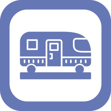 Mermi tren simgesi vektör illüstrasyonu 