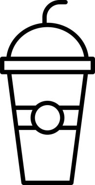 kahve fincanı simgesi, vektör illüstrasyonu 