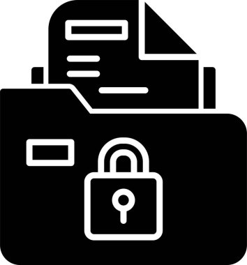 Değerli belgeli dizinin basit vektör görüntüsü