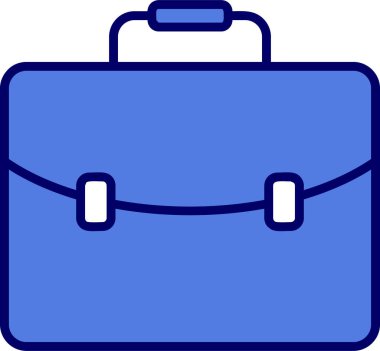 Çanta. Web simgesi basit illüstrasyon