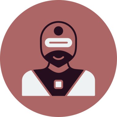 Süper kahraman ağ simgesi, vektör illüstrasyonu