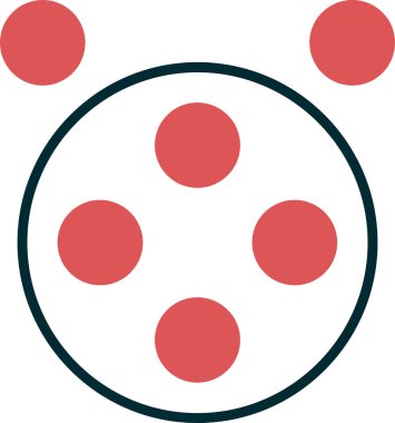 Daha dıştan. Web simgesi basit illüstrasyon