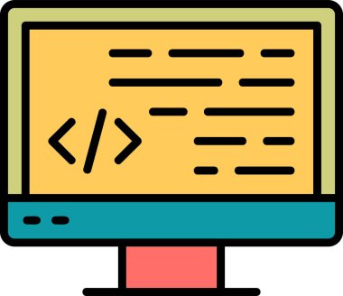 Web simgesi programlaması basit illüstrasyon