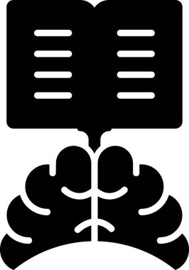 Öğrenmek. Web simgesi vektör illüstrasyonu