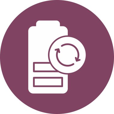 Basit Yenileme simgesi, illüstrasyon tasarımı