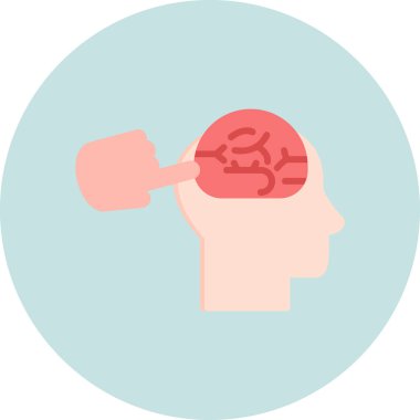 Tetik. Web simgesi basit illüstrasyon