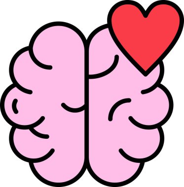 Zihinsel Sağlık ikonu konsept vektör çizimi