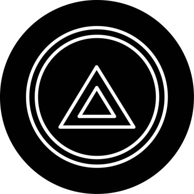 - Delta. Web simgesi basit illüstrasyon