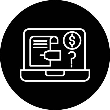 Basit bankacılık ve finans vektör illüstrasyonu