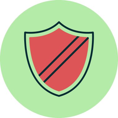 Antibakteriyel kalkan vektör çizimi