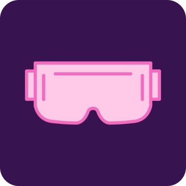 vr glasses. web icon simple illustration 