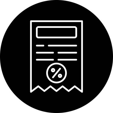 Bill simgesi, vektör illüstrasyonu basit tasarım