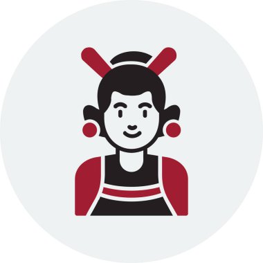 Mutant ağ simgesi vektör çizimi