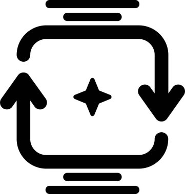 Oklar. Web simgesi basit illüstrasyon