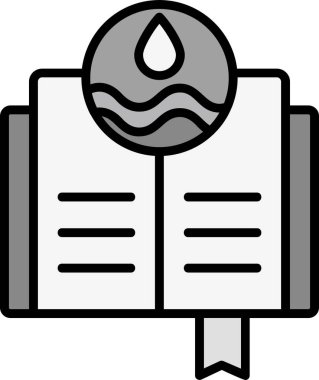 Hidroloji ikonu çizgi sembolü. Web sitesi mobil uygulama logosu UI tasarımı için simge işareti kavramının izole edilmiş vektör illüstrasyonu.