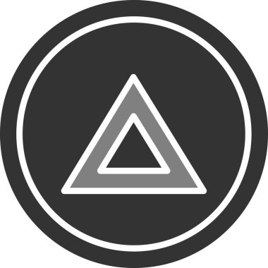 - Delta. Web simgesi basit illüstrasyon