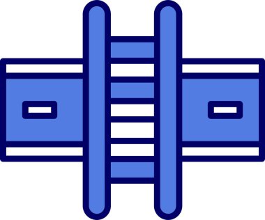 Yol simgesi vektör illüstrasyonu 