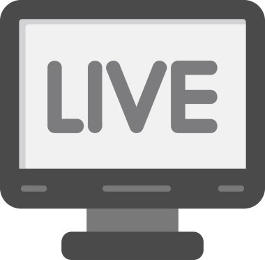 Yaşa. Web simgesi basit tasarım 