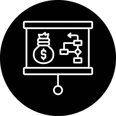 Planlama. Web simgesi basit tasarım 