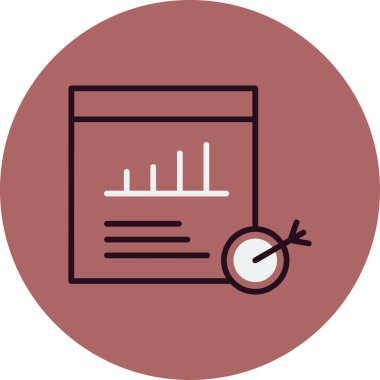 İş dünyasının vektör illüstrasyonu modern simge