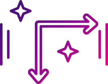 Oklar. Web simgesi basit illüstrasyon