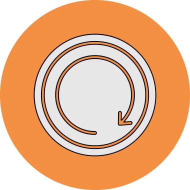 Simge vektör illüstrasyon tasarımını yeniden yükle