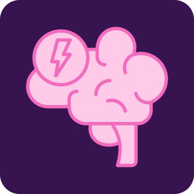 Stres web simgesi vektör illüstrasyonu