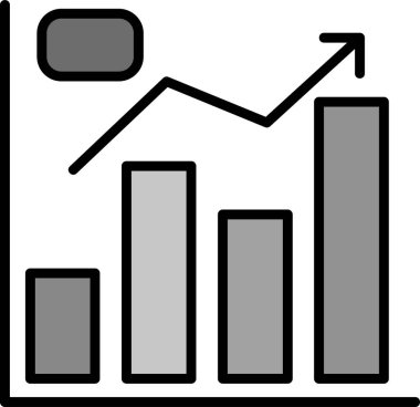 grafik grafik simgesi, vektör çizim  