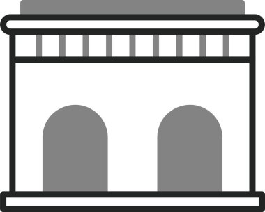 Kubbe. Web simgesi basit illüstrasyon