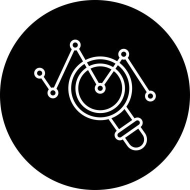 veri analiz simgesi vektör illüstrasyonu 