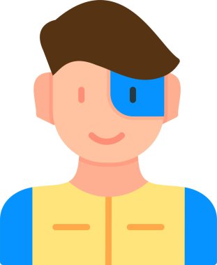 Süper kahraman ağ simgesi, vektör illüstrasyonu