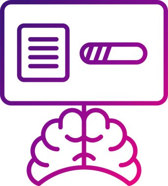 Basit yükleme simgesi, vektör illüstrasyonu