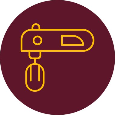 Karıştırıcı web simgesi basit illüstrasyon