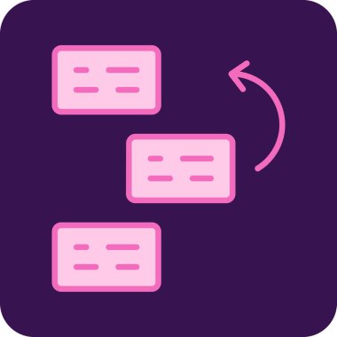 Basamaklar. Web simgesi basit illüstrasyon