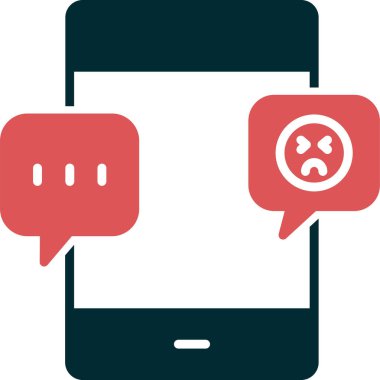 Web arayüzü için soyut vektör ileti simgesi tasarımı